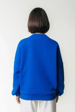 Fashion Colourful Rebel Wave Logo Sweat | Medium blue Mediumblue