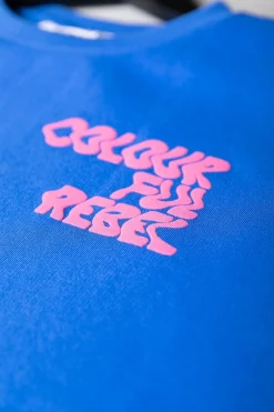 Fashion Colourful Rebel Wave Logo Sweat | Medium blue Mediumblue