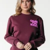 Fashion Colourful Rebel Wave Logo Sweat | Port Red Portred