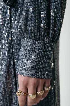 Hot Colourful Rebel Xita Sequins Dress | Silver grey Silvergrey