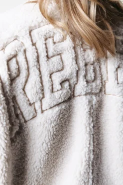 Hot Colourful Rebel Yoni Teddy Gilet | Off white Offwhite