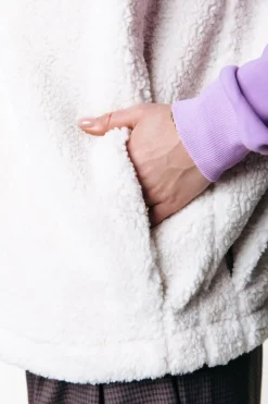 Hot Colourful Rebel Yoni Teddy Gilet | Off white Offwhite