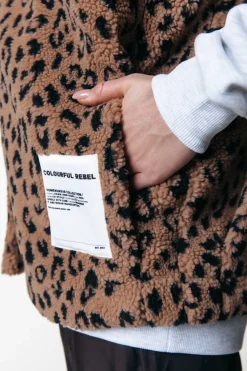 Hot Colourful Rebel Yoni Teddy Gilet | Warm Brown Warmbrown